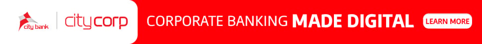 Citybank home after menu